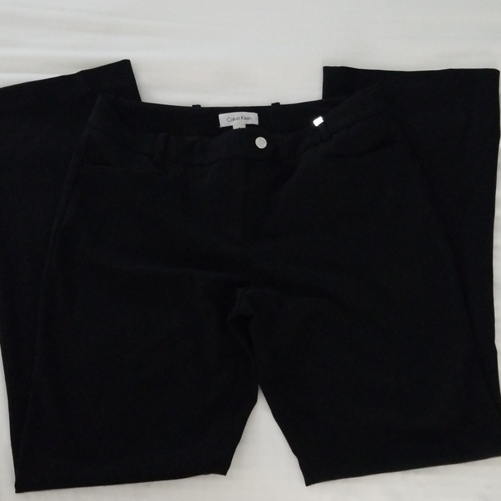 CALVIN KLEIN SIZE 6 BLACK DRESS PANTS - Picture 5 of 5